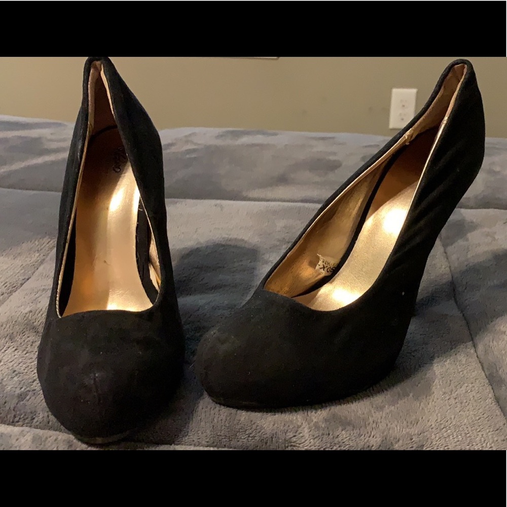 Black high heels